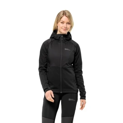 Image of Jack Wolfskin Women&#039;s Alpgrat Pro Ins Fz W Fleece Jacket, Black, S