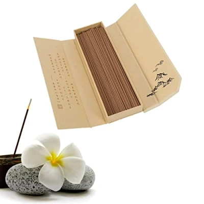 Image of 180pcs/pack Natural Sandalwood Incense Buddhist Aroma Sticks for Household SPA Bathroom Office (Australian Sandalwood)