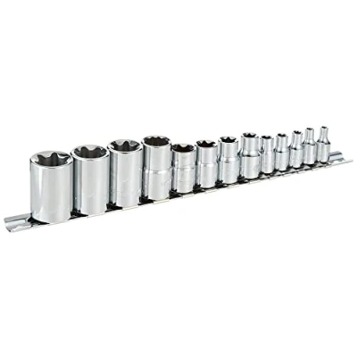 Image of Britool E034801B Mixed Drive Torx Socket Set, 1/4&quot;/ 3/8&quot;/1/2&quot;, 13 Pcs