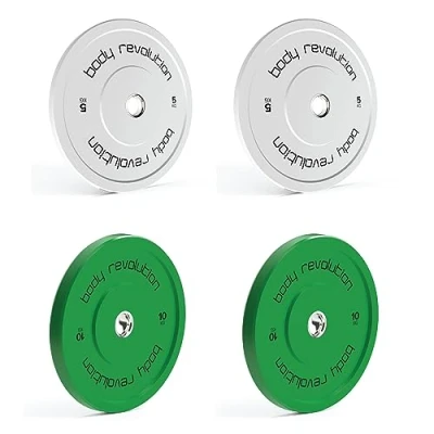 Image of Body Revolution Olympic Bumper Plates (Colour)