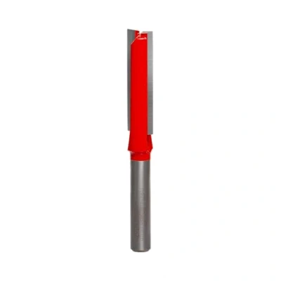 Image of Freud 04 126: 3/8&quot; (Dia.) Double Flute Straight Bit Red