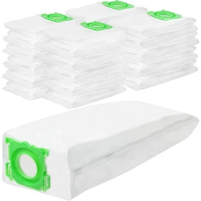 Image of SPARES2GO Microfibre Dust Bags compatible with Ensign SM1 SM2 Series Vacuum Cleaner (Pack of 20)