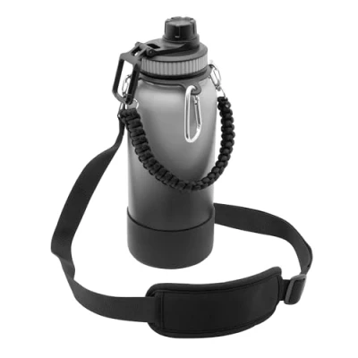 Image of BOZ Water Bottle Strap Kit Paracord Handle, Boot, Adjustable Shoulder Straps for Carrying, Handle 32oz Bottles