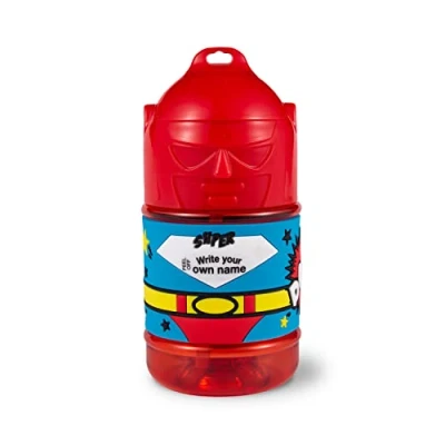 Image of Personalised Super Drinks Bottle (Blank Male Red)