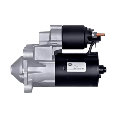 Image of 7700115294, 7700875450, 8200050150, 8200186144, 8200724786 Starter motor HELLA 8EA 012 527 881 12V 0,9kW 9 66mm RENAULT: CLIO 3, TRAFIC 2 Kasten