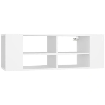 Image of vidaXL Wall Mounted TV Cabinet White 102x35x35 cm Engineered Wood