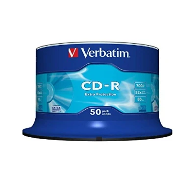 Image of Verbatim 43351 700MB 52x Extra Protection CD R 50 Pack Spindle