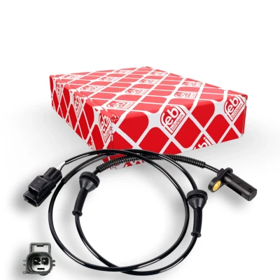 Image of 30682479, 30773737, 31423607, 8634237 ABS Sensor FEBI BILSTEIN 172424 Front Axle Left 975mm VOLVO: XC90 I