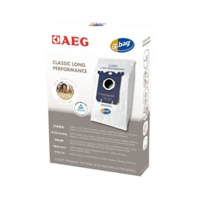 Image of AEG GR 201 S Bag 4x Long Performance Synthetic Vacuum Cleaner Bags Suitable for Menalux 1800