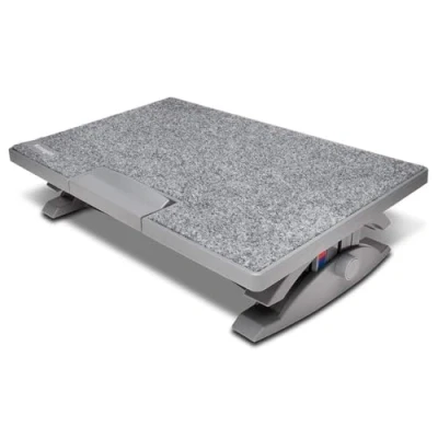 Image of Kensington Ergonomic Foot Rest Improve posture, Circulation and Back Leg Comfort with SmartFit SoleMate Pro Elite for Home Office, Under desk (K50345EU),Grey,53 x 34 9 centimetres