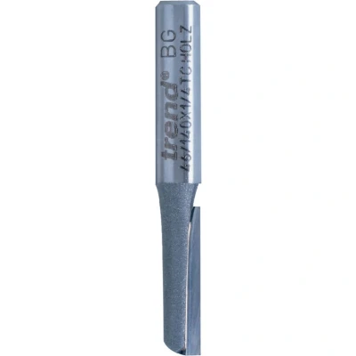 Image of Trend Professional Single Flute Cutter, 1/4 Inch Shank, 2mm Cut Diameter &amp; 5mm Length, Tungsten Carbide Tipped, 2/10X1/4TC