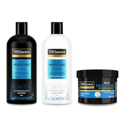 Image of TRESemmé Rich Moisture luxurious 1xShampoo 680 ml + 1xConditioner &amp; TRESemme 1xHair Mask rinse out hair treatment 440 3 piece