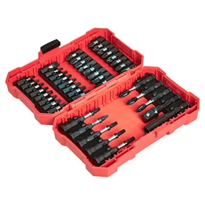Image of Amazon Basics 42 Piece Impact Screwdriver Bit Set Phillips, Slotted and Torx, Variety Pack