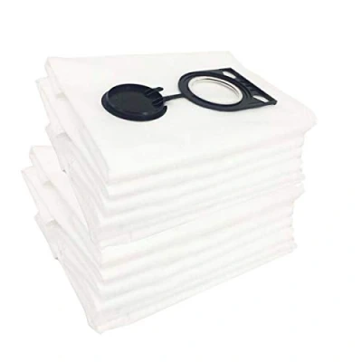 Image of 12x Vacuum Cleaner Fleece Bags, Microfibre Filter Bags Compatible with Eibenstock DSS 25, 35 M iP, 5 Stk. 25 L 25411231 1225 SS 1200 35321000