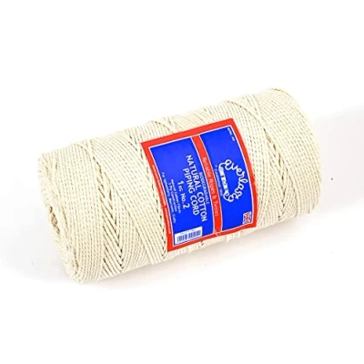 Image of No.2 (2.5mm) Everlasto Natural Cotton Piping Cord Spool 0.5KG 1KG (1KG SPOOL)