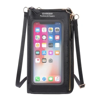 Image of Jiusely Mobile Phone shoulder bag, Travel Cross Body Bag Small Leather Purses Crossbody for Women Girl