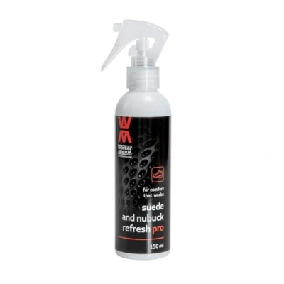 Image of WorkerWalker Suede &amp; Nubuck Refresh Pro, Renew Spray for and Leather Footwear, Bags Accessories (150 ml Black)