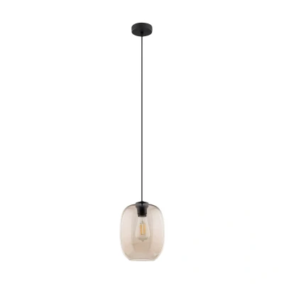 Image of Elio Dome Pendant Ceiling Light Topaz 1xE27