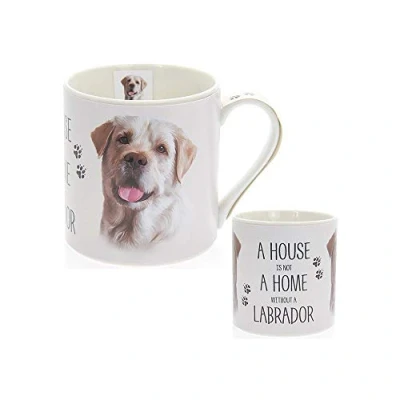 Image of The Leonardo Collection&quot;A House is not a Home Without Labrador&quot;(Golden) Mug