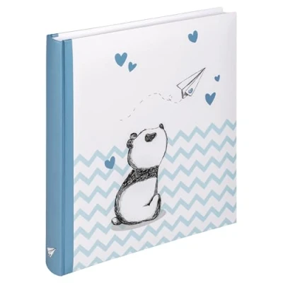Image of walther Design Photo Album Blue 28 x 30,5 cm Baby Album, Little Panda UK 281 L