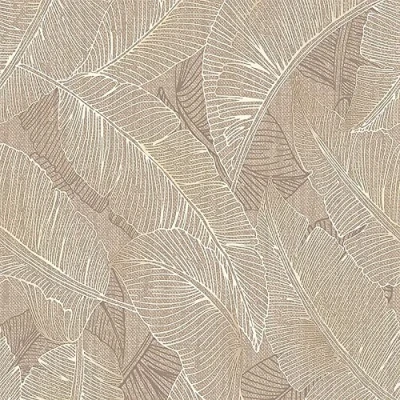 Image of Belgravia Decor Anaya Leaf Wallpaper Modern for Living Room, Bedroom, Fireplace Decorative Luxury Nature Wall Paper with Leaves Pattern, Subtle Sheen &amp; Textured Finish (Taupe)