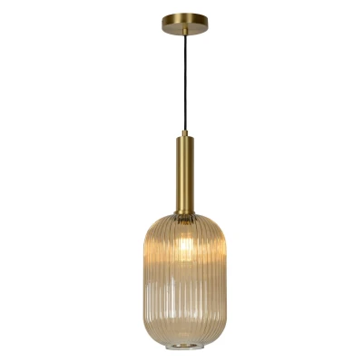 Image of Maloto Retro Pendant Light Ø 20cm 1xE27 Amber
