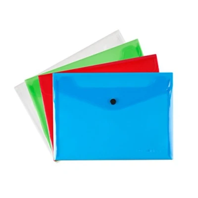 Image of Q Connect Polypropylene Document Folder A5 Assorted (Pack of 12)