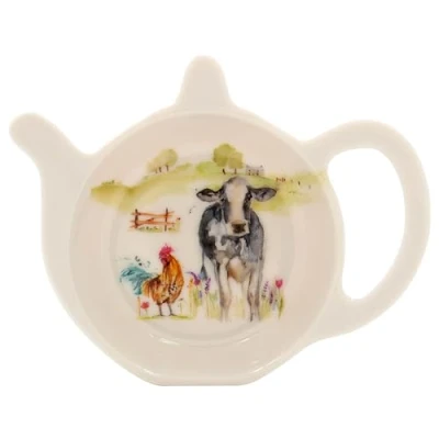 Image of Farmyard Design Melamine Teabag Tidy
