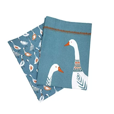 Image of Dexam Giggling Geese Set of 2 Tea Towels