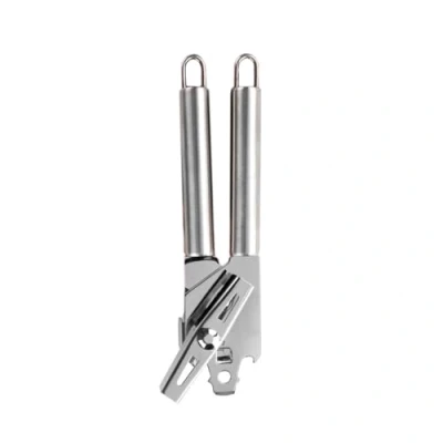 Image of Chef Aid Can Opener, High Grade Stainless Steel Can, Tin, Jar And Bottle Manual Rotating Blade with Built in Hanging Loops Dishwasher Safe