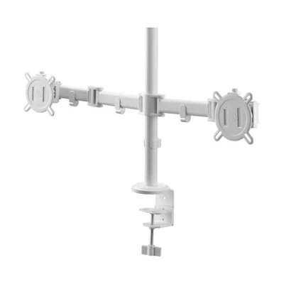 Image of ONE FOR ALL Smart DM2220 Full Motion 13 32&quot; Dual Arm Monitor Desk Mount White