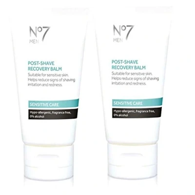 Image of No7 Men Sensitive Care Post Shave Recovery Balm Pack Of 2