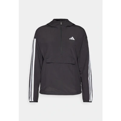 Image of adidas Sportswear Essentials Stripes Lifestyle Windbreaker, Women&#039;s, Size: Small, Black/white
