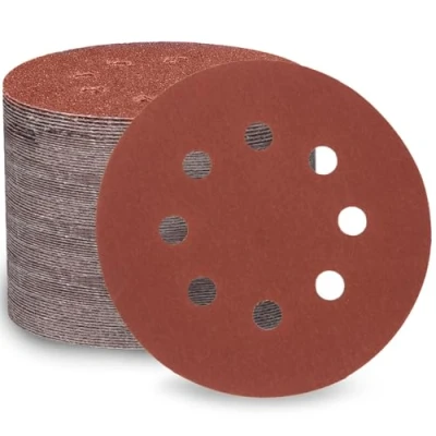Image of LESNIC 600 Grits 100pcs Sanding Discs, 125mm / 5 inch 8 Holes Quick Change Discs Hook &amp; Loop Sandpaper Polishing for Orbit Orbital Sanders and All Oscillating Tools