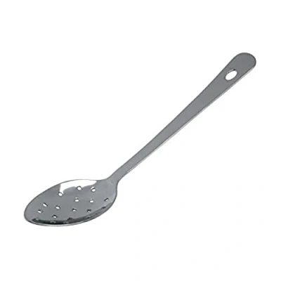 Image of Genware NEV 300114 Spoon, Stainless Steel, Perforated 14&quot;