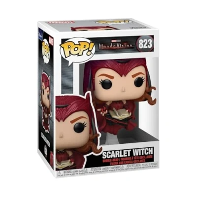 Image of Funko POP! Marvel: WandaVision Scarlet Witch Collectable Vinyl Figure Gift Idea Official Merchandise Toys for Kids &amp; Adults TV Fans Model Collectors and Display