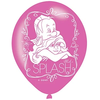 Image of Amscan 9903671 Balloon:6pk 11&#039;&#039; Princess 4 S