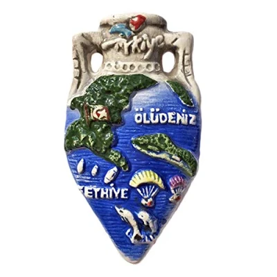 Image of Fethiye Turkey 3D Bottle Refrigerator Magnet Travel Sticker Souvenirs,Home &amp; Kitchen Decoration Fridge from China