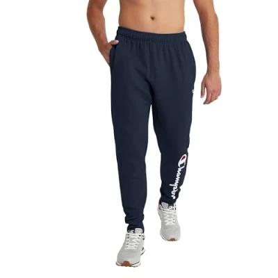 Image of Champion Men&#039;s Powerblend Sweatpants, Navy 586296, XXL