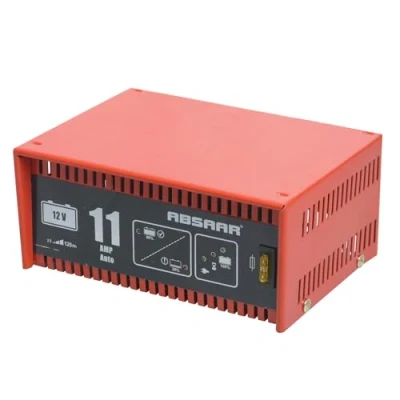 Image of Absaar in.pro. 121101132 Electronic Battery Charger 12 V 11 A, Black red