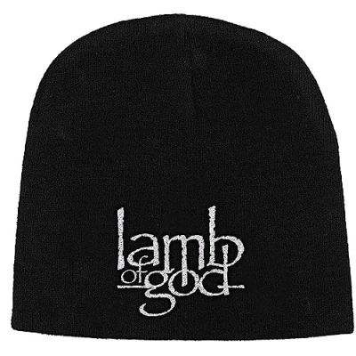 Image of Lamb of God Beanie Hat Band Logo Official Black One Size