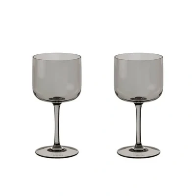 Image of Villeroy &amp; Boch Like Smoke Set Of 2 Wine Glasses
