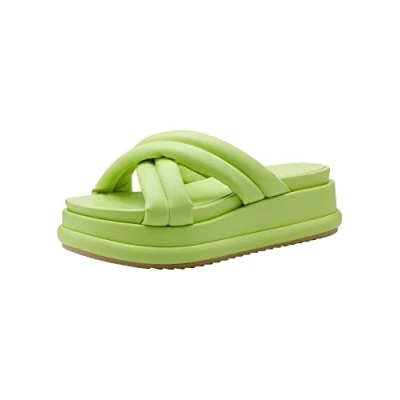 Image of Tamaris Women&#039; 1 27208 20 Loafer, Lime, 5 UK