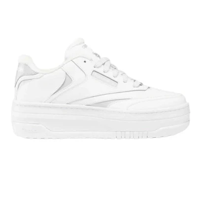 Image of Reebok Girls Club C Extra Sneaker, Ftwwht Drksil, 4.5 UK