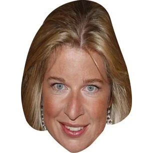 Image of FoxyPrinting Katie Hopkins Tv Star Celebrity Cardboard Party Face Mask Fancy Dress