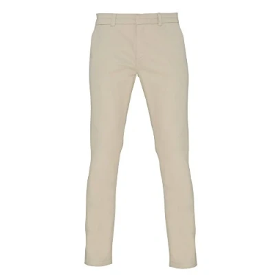 Image of Asquith &amp; Fox Womens/Ladies Casual Chino Trousers (Natural) Size X Large