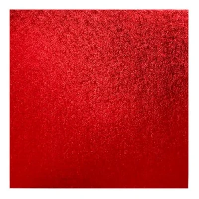 Image of Culpitt RSWD10 10&#039;&#039; (254mm) Cake Board Square Red 5 Pack