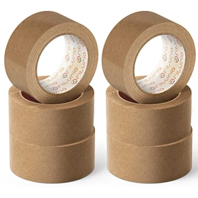 Image of Eco friendly Kraft Paper Tape Brown Body for Packaging, Pictures or Sealing Safe and Strong Packaging Ofituria