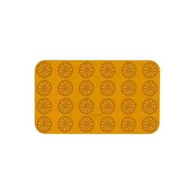 Image of silikomart Silicone Molds for Catering, Orange and Lemon ø60 H 2 mm Professional Kitchen, Bakery Accessory, Mould Cake Decoration Unbreakable, Flexible, Dishwasher Safe