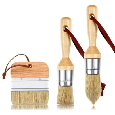 Image of BIGULA 3Pcs Art Painting Brushes For Oil Watercolor And Acrylic (Set Of 3) Furniture Wall